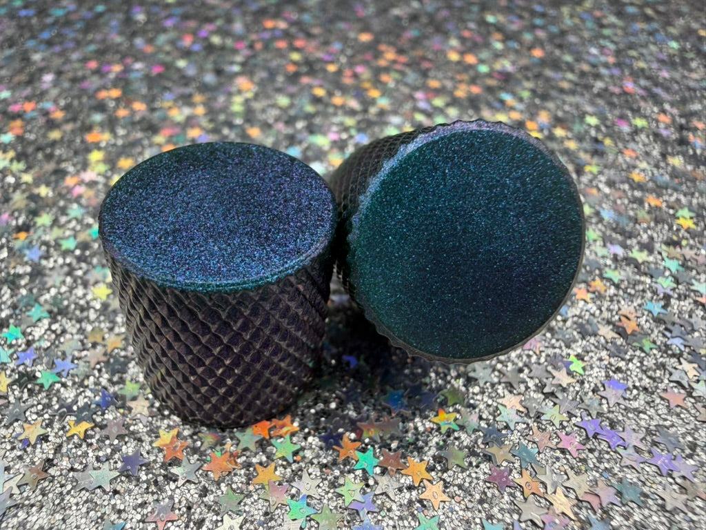 Flat Knurled - Thermochromatic Chameleon