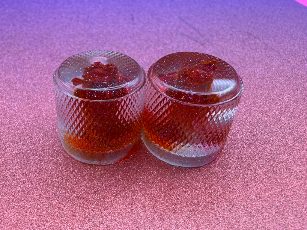 Rounded Knurled - Abyssal Rose