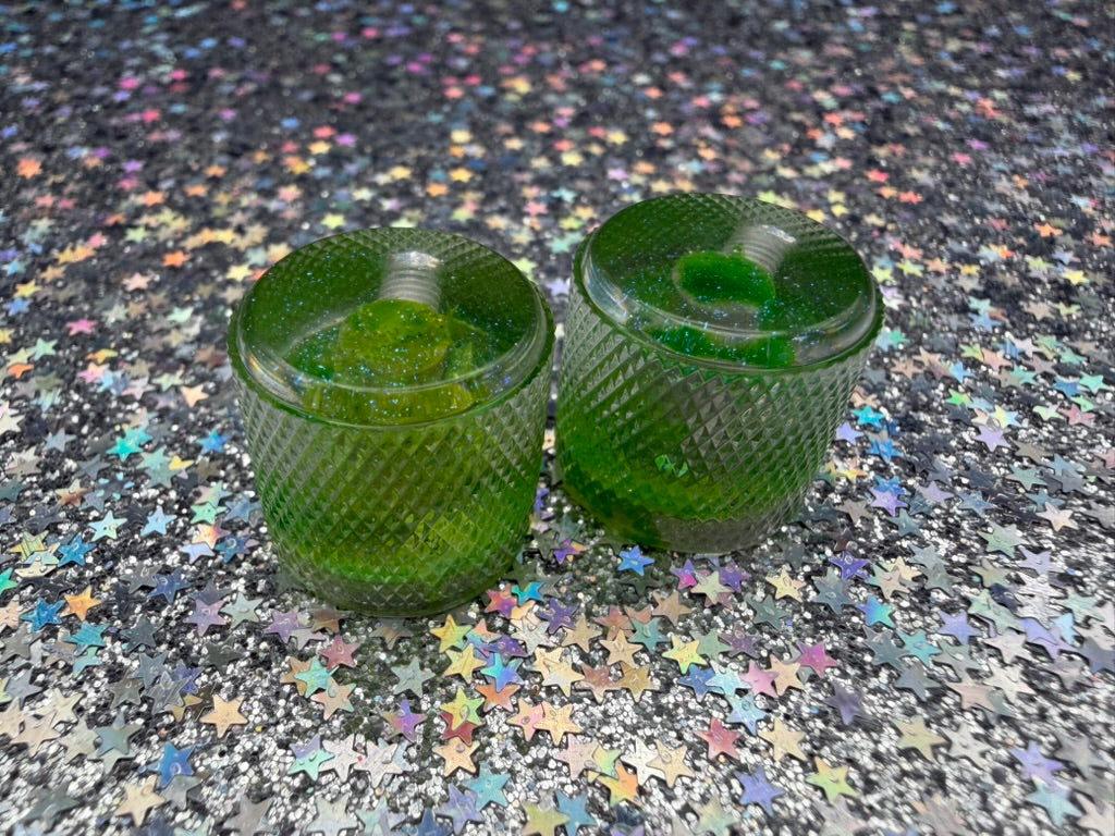 Rounded Knurled - Abyssal Lime